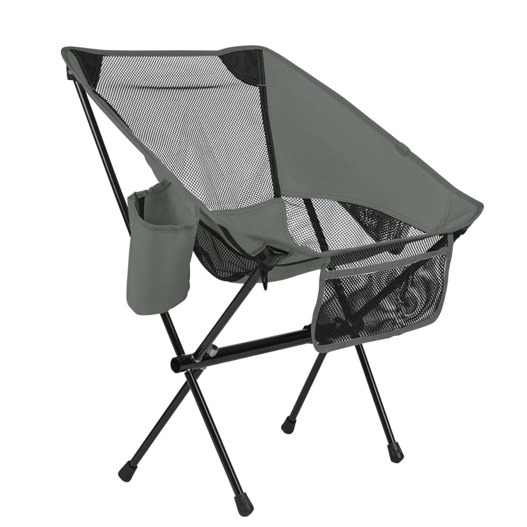 VirtuFit Camping Stoel Compact - Strandstoel  - Grijs - Tweedekans