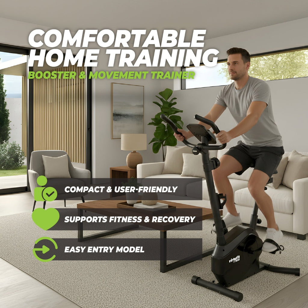 VirtuFit HTR100 Hometrainer - Voor lange gebruikers - 2026 model (HTR 1.0)