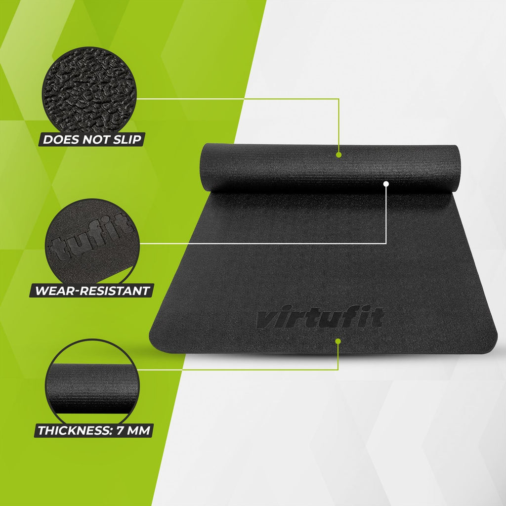 VirtuFit Premium Universele Vloermat - Beschermmat - 200 x 90 cm