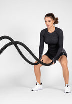 Gorilla Wear Selah Seamless Long Sleeve - Zwart
