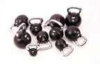 Muscle Power Rubberen Kettlebell - Zwart - 20 kg