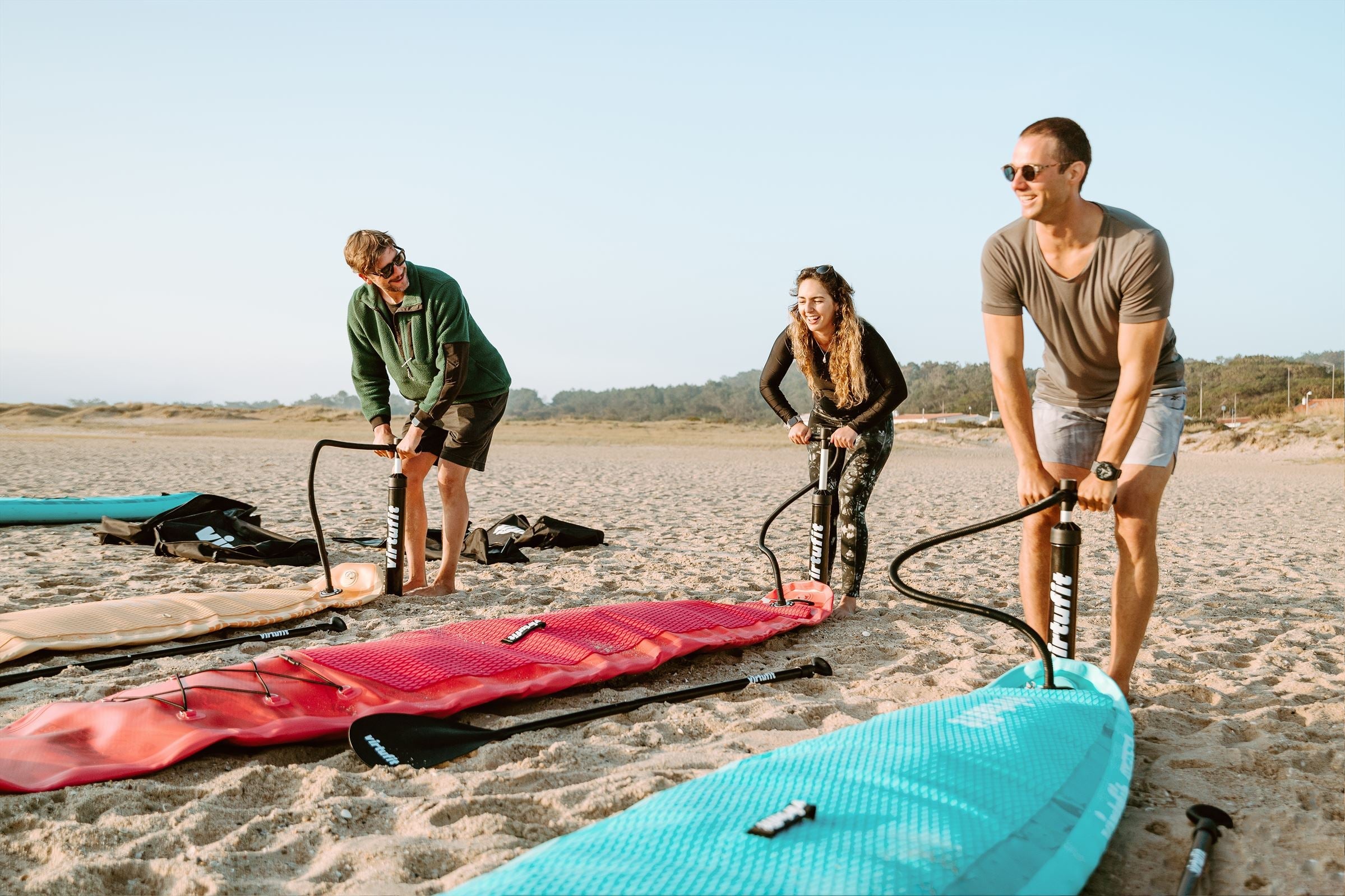 Virtufit Supboard Racer 381 - Turquoise - Inclusief accessoires en draagtas