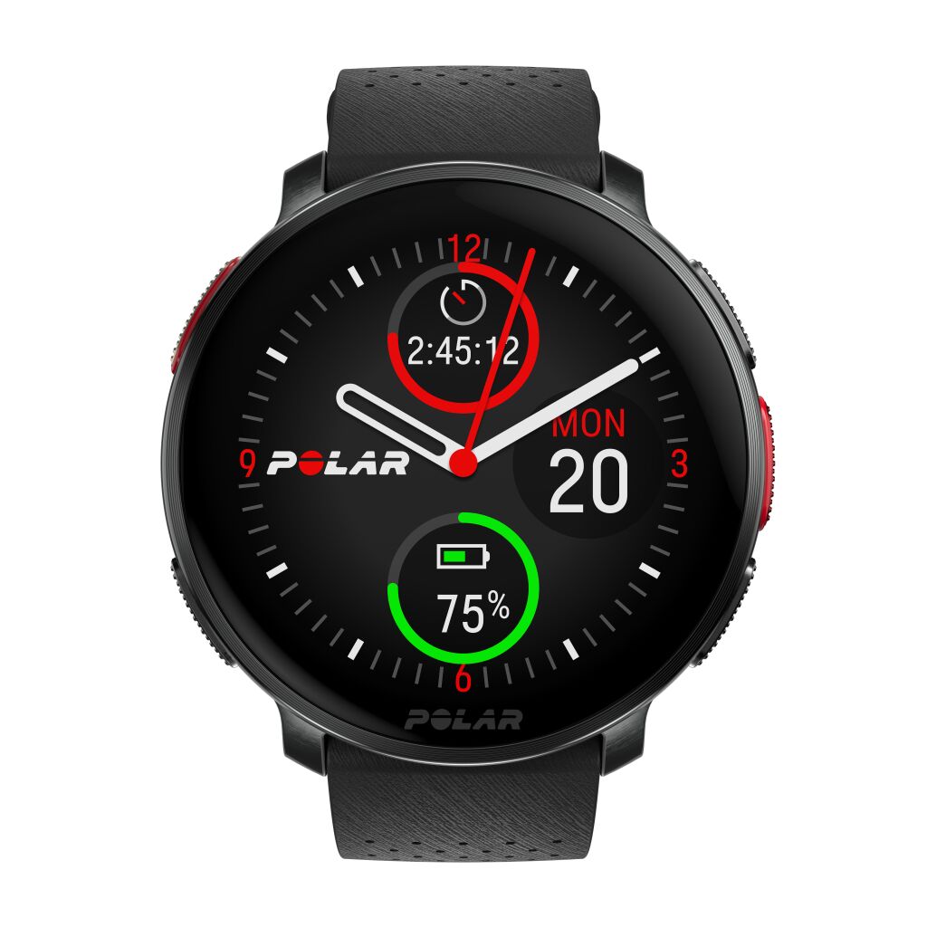 Polar Vantage V3 Sport Smartwatch met GPS - Zwart/Grijs - S-L