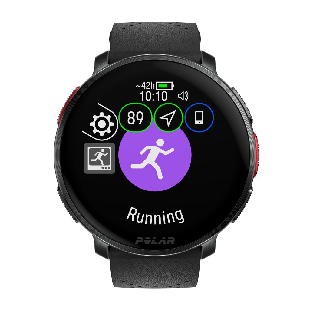 Polar Vantage V3 Sport Smartwatch met GPS - Zwart/Grijs - S-L