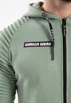 Gorilla Wear Georgia Zipped Hoodie - Groen