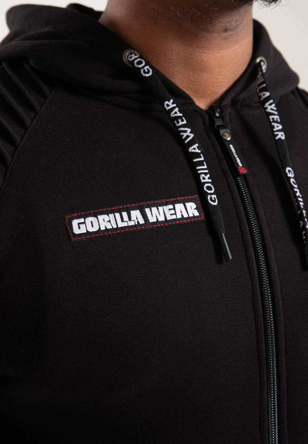 Gorilla Wear Georgia Zipped Hoodie - Zwart