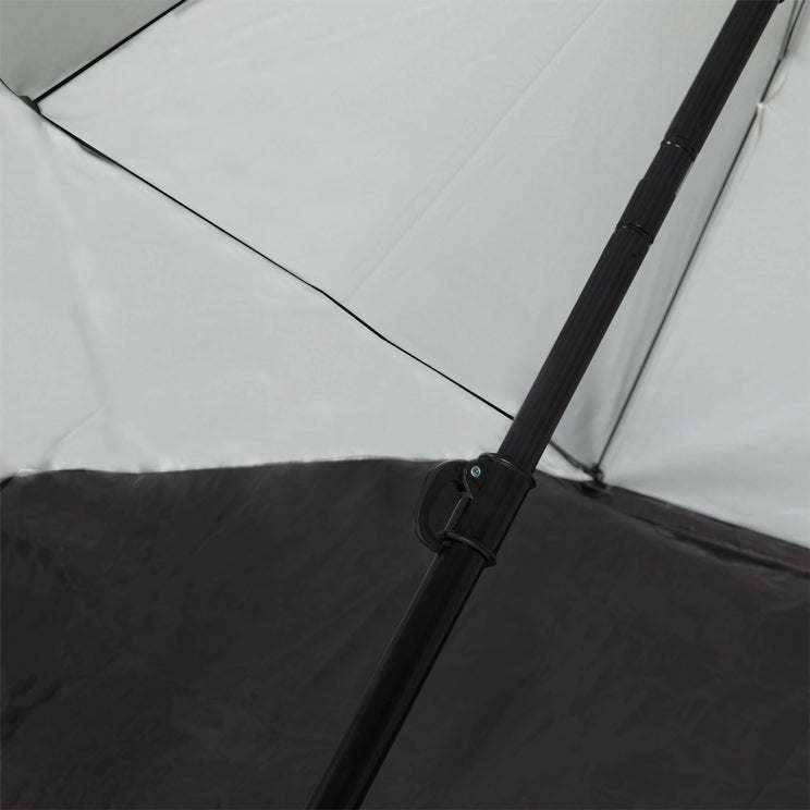 VirtuFit Strandparasol - Windscherm - Strandtent - 160 cm - Beige