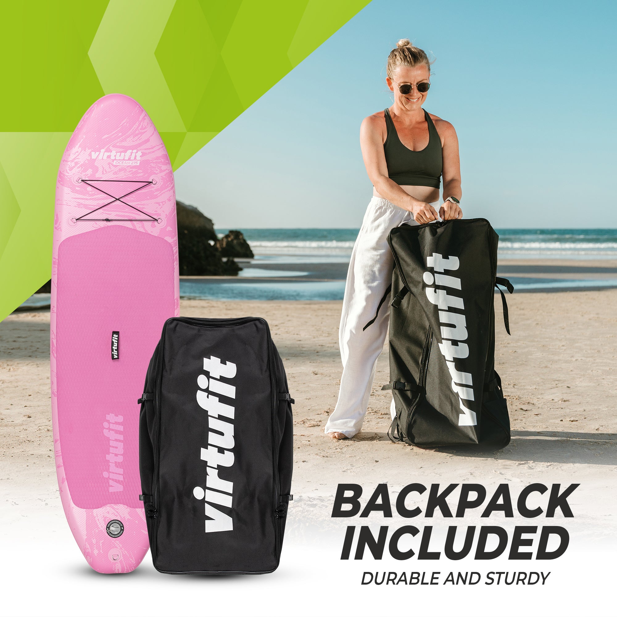VirtuFit Supboard Ocean 275 - Pink - Met accessoires en draagtas