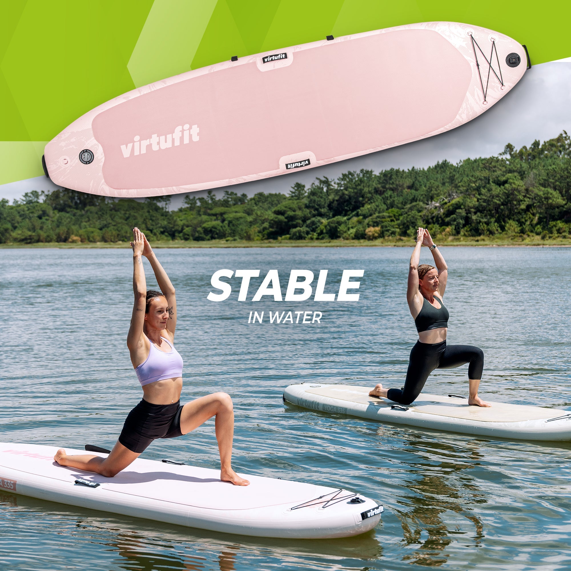 VirtuFit Supboard Ocean 275 - Turquoise - Met accessoires en draagtas
