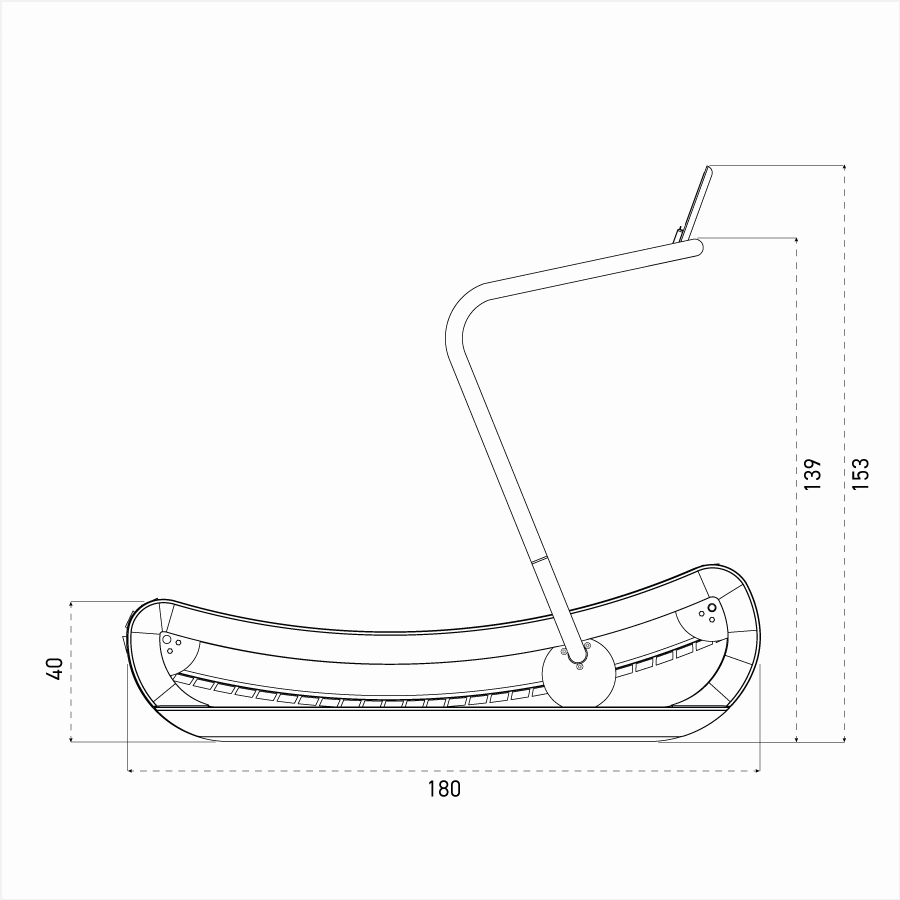 Nohrd Sprintbok V2 Loopband - Air Runner - Eiken