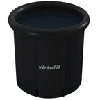 VirtuFit IJsbad XXL - 375 Liter - Antraciet - Inclusief accessoires - Tweedekans