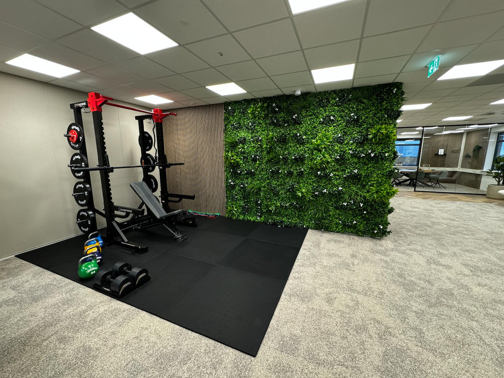 Flow Fitness Rubberen Tegel met Waterdichte SBR-laag - 100 x 100 x 2 cm - per 60 stuks