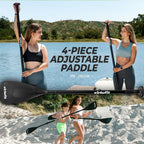 VirtuFit Supboard Cruiser 305 - Zwart - Met Kajak zitje, accessoires en draagtas