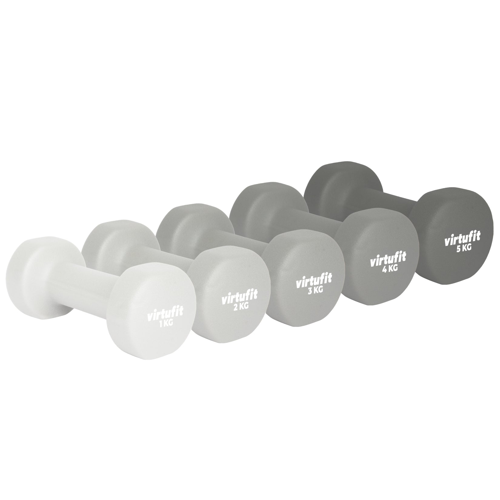 VirtuFit Vinyl Dumbbell Set Pro - 2 x 4 kg