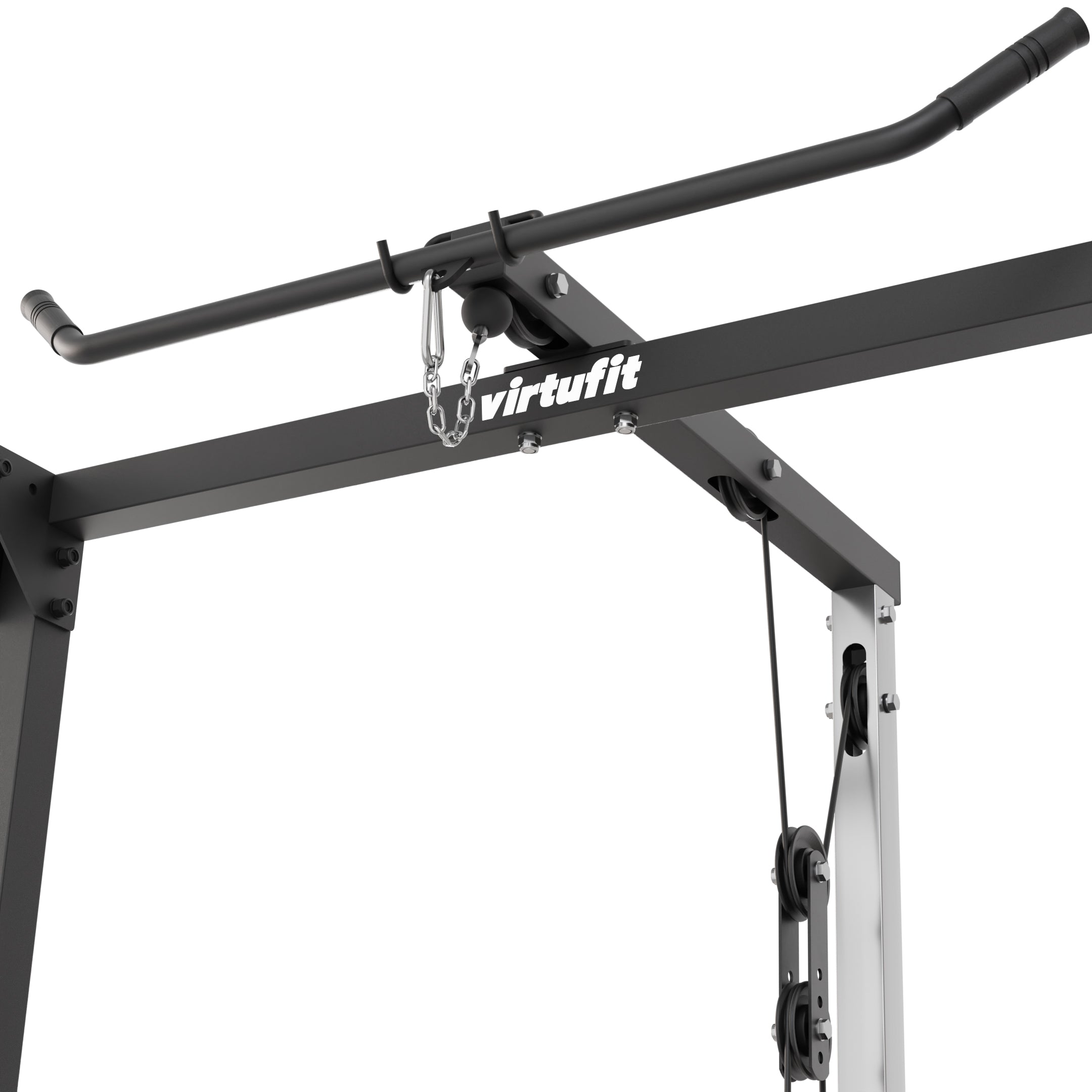 VirtuFit PR100 Power Rack met Lat Attachment - Squat Rack - Inclusief Pulley Station - Krachtstation