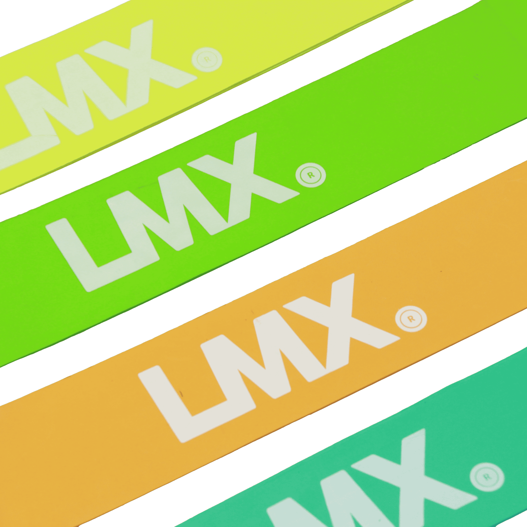 Lifemaxx LMX Mini Weerstandsband - Licht - Groen - 10 stuks