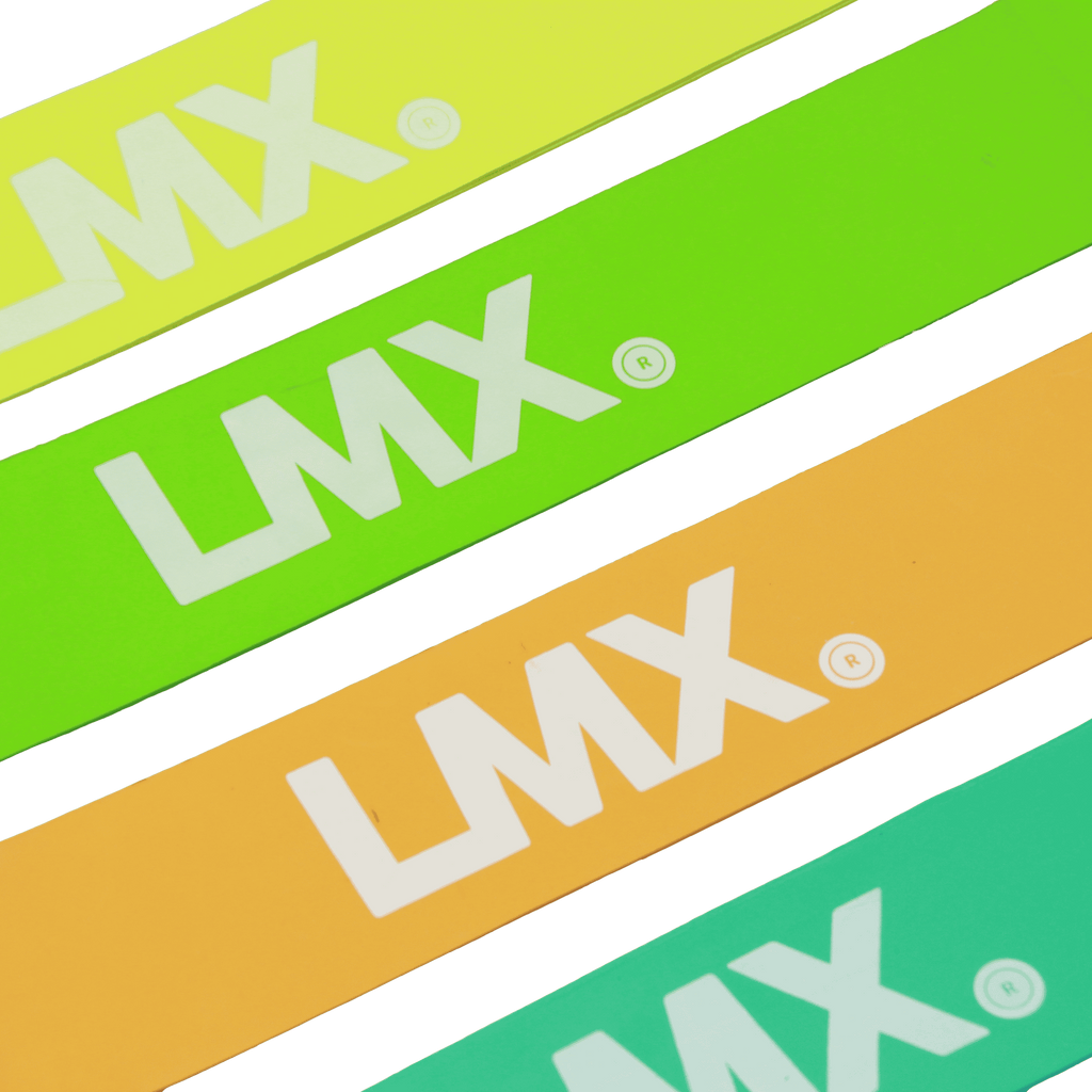 Lifemaxx LMX Mini Weerstandsband - Sterk - Blauw - 10 stuks