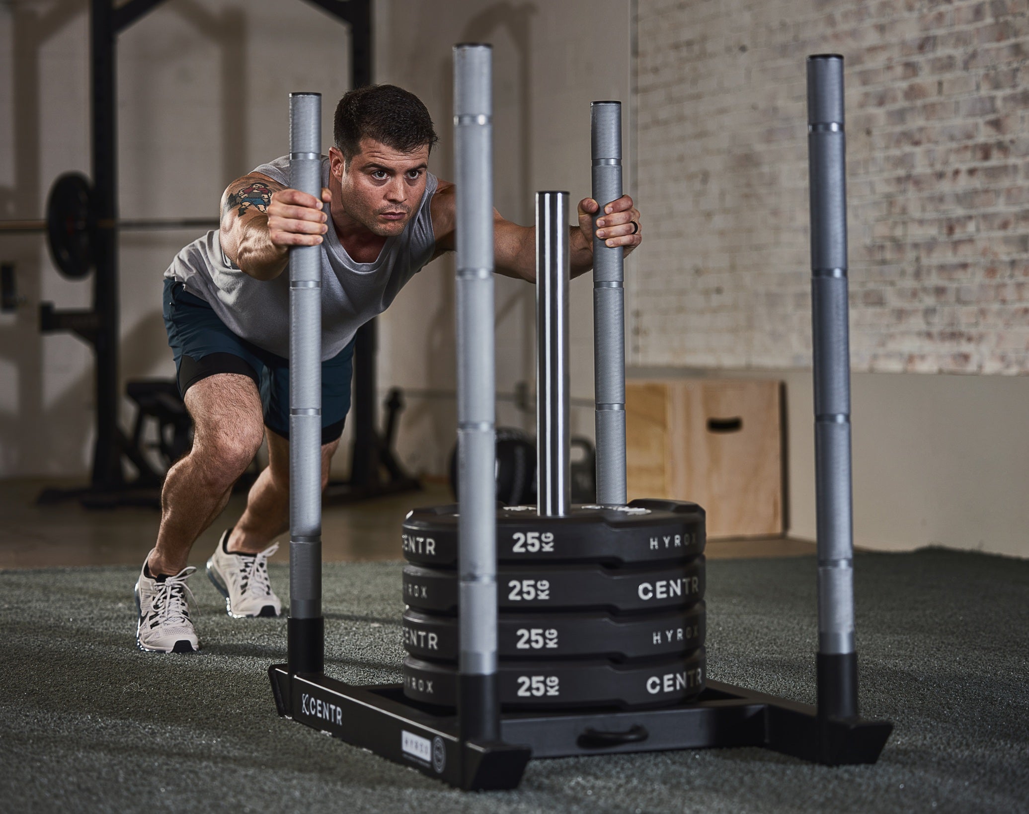 Centr x HYROX Interlocking Bumper Plate - 15 kg