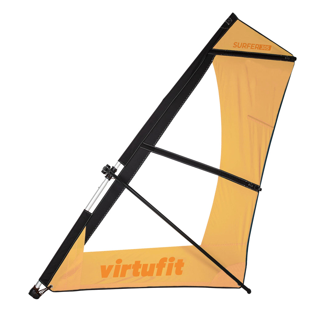 Virtufit Supboard Surfer 305 - Oranje - Inclusief Windzeil en accessoires