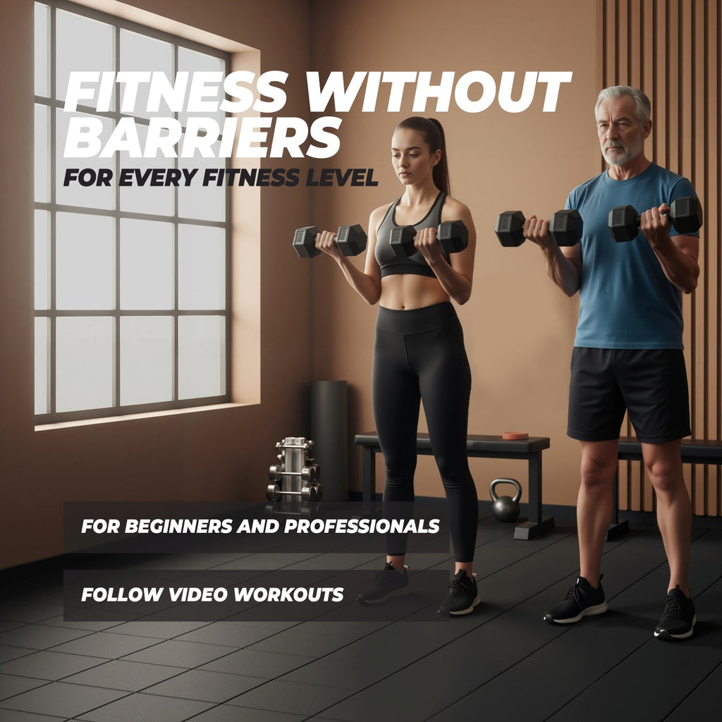 VirtuFit Hexa Dumbbell Pro Set - 2 x 3 kg