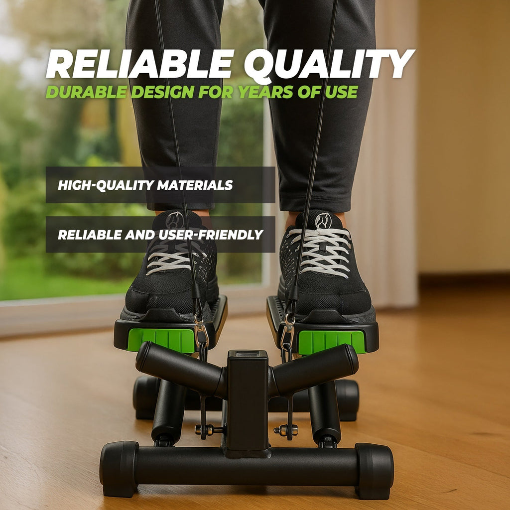 VirtuFit ST10 2-in-1 Side Stepper - met Computer en Weerstandskabels