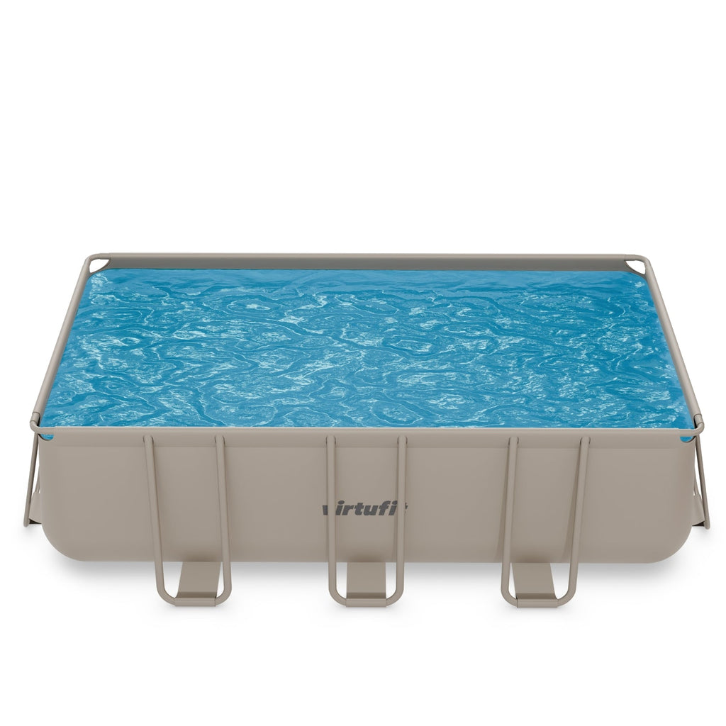 VirtuFit Rechthoekig Zwembad 400 x 200 x 122 cm - Beige