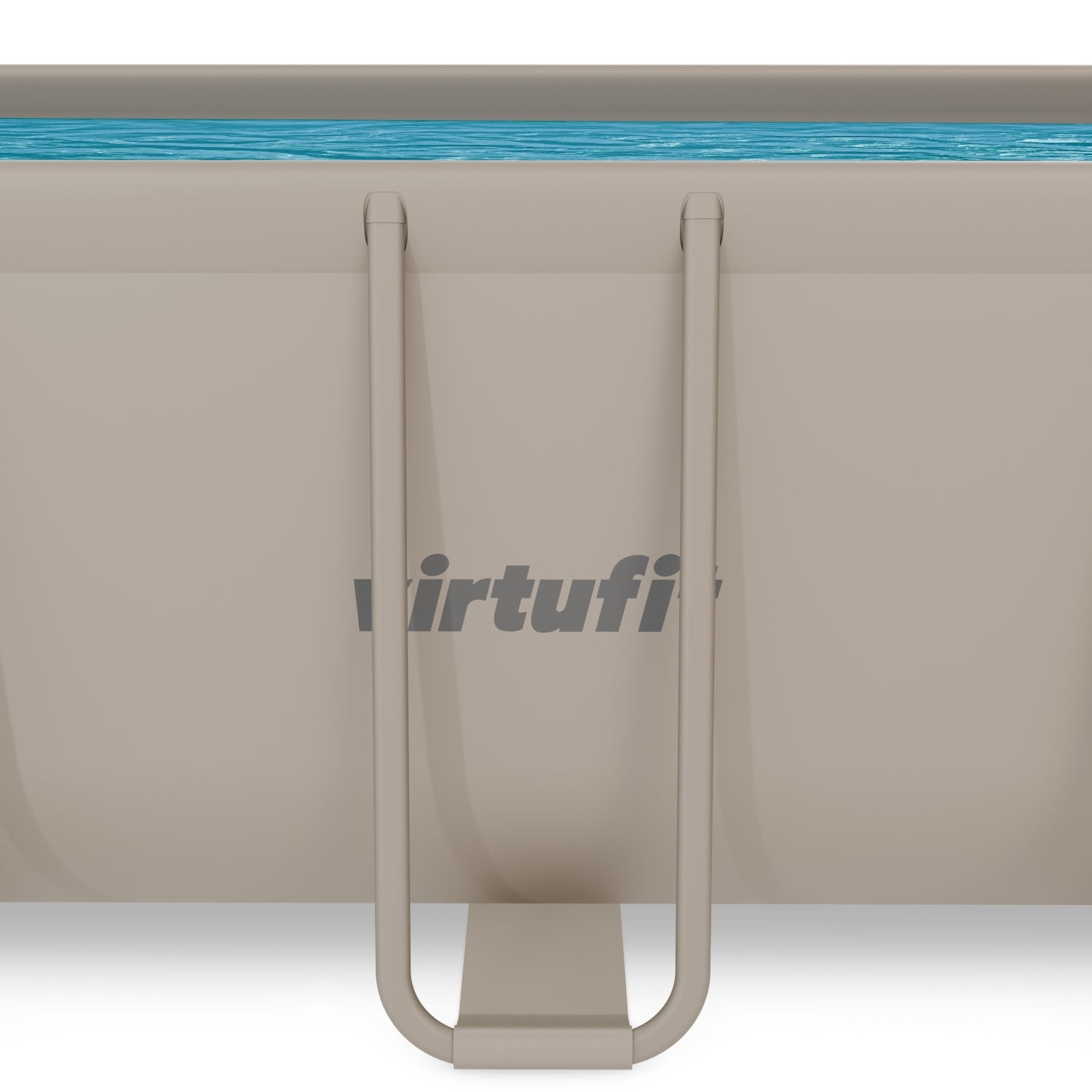 VirtuFit Rechthoekig Zwembad 400 x 200 x 122 cm - Beige