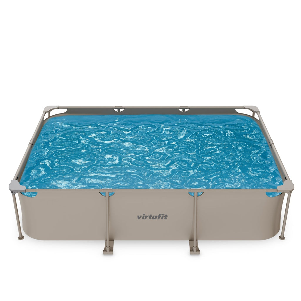 VirtuFit Rechthoekig Zwembad - 300 x 210 x 66 cm - Beige