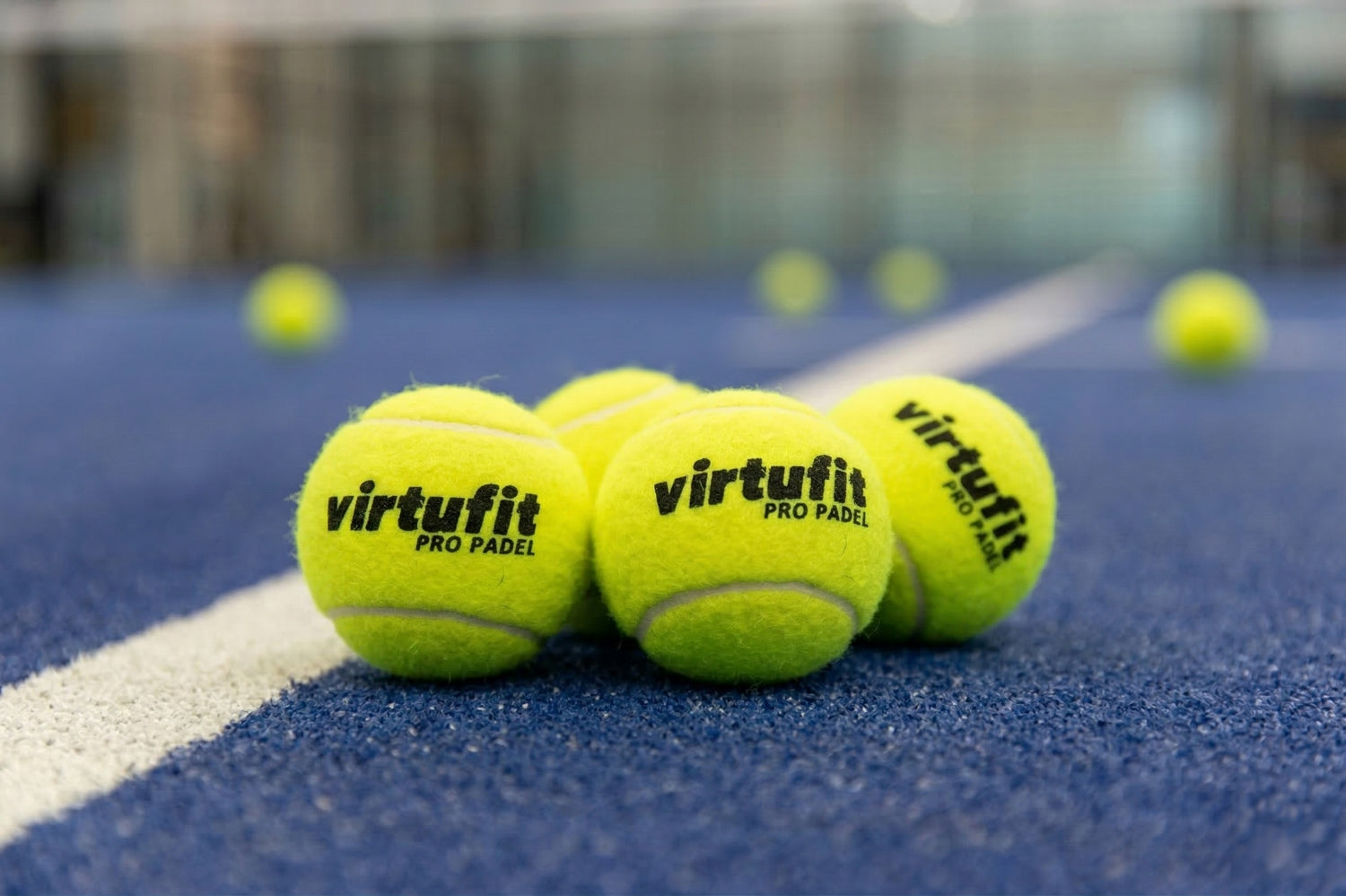 VirtuFit Pro Padel Ballen - Set / 3 x 3 ballen