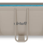 VirtuFit Rechthoekig Zwembad 400 x 200 x 122 cm - Beige - Compleet Pakket