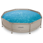 VirtuFit Zwembad Rond Ø305 x 76 cm - Beige - Compleet Pakket