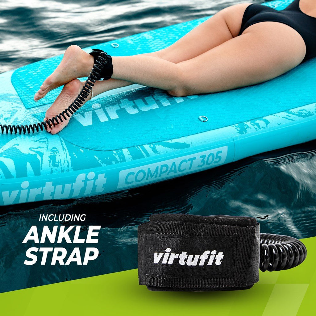VirtuFit Supboard Cruiser 305 - Zwart - Met Kajak zitje, accessoires en draagtas -Tweedekans