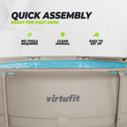 VirtuFit Zwembad Rond Ø305 x 76 cm - Beige - Compleet Pakket